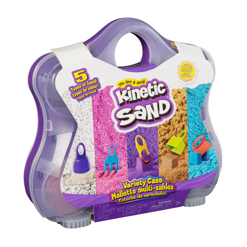 Kinetic Sand Sensory Case 3pk